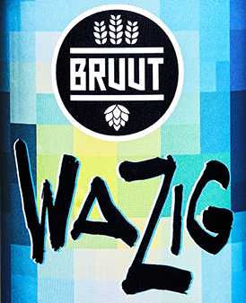 Wazig van Bruut Bier logo